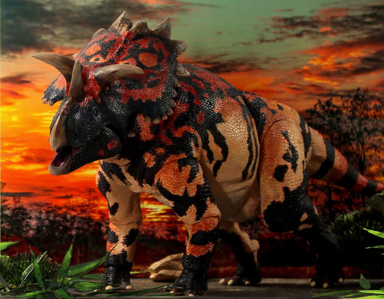 Ceratopsian Series catalog shot with Utahceratops