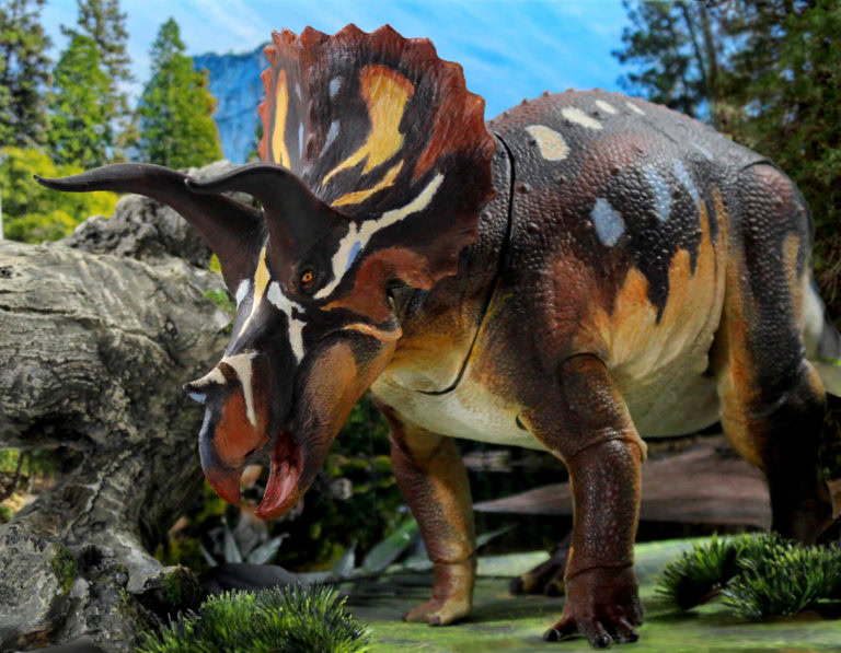 Beasts of the Mesozoic: Ceratopsian Series catalog photos adult Triceratops horridus!
