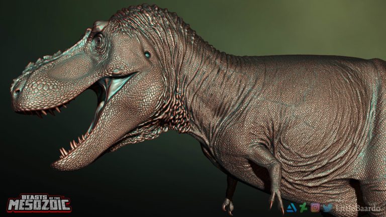 BIG REVEAL- Here it is everyone, the ‘Tyrant Lizard King’! This is the final sculpt of the Beasts of the Mesozoic Tyrannosaurus Rex adult!