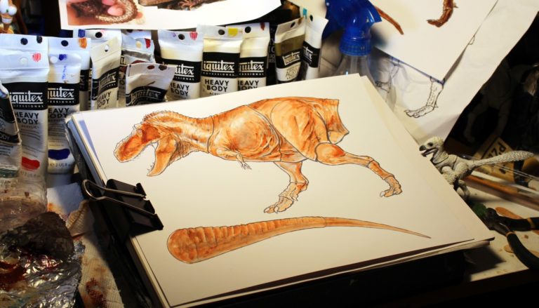 An early look at the next Beasts of the Mesozoic:Tyrannosaur Series design- this is an easy one. ?