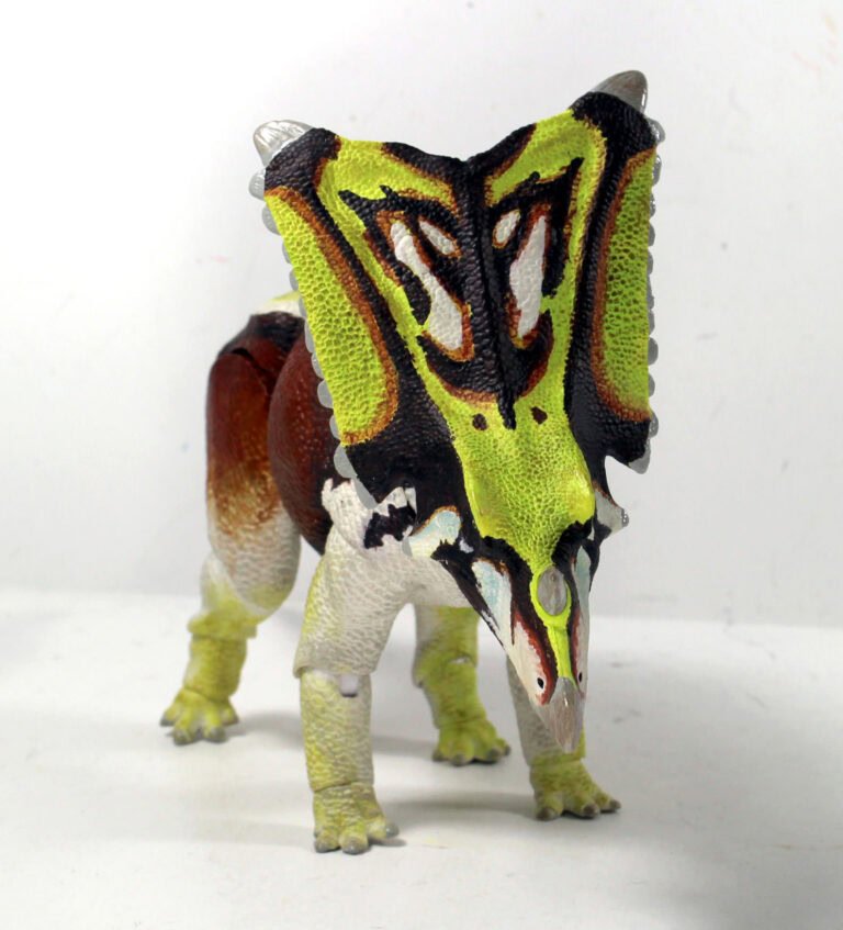 Beasts of the Mesozoic: Ceratopsian series paint sample figures: Chamsmosaurus belli