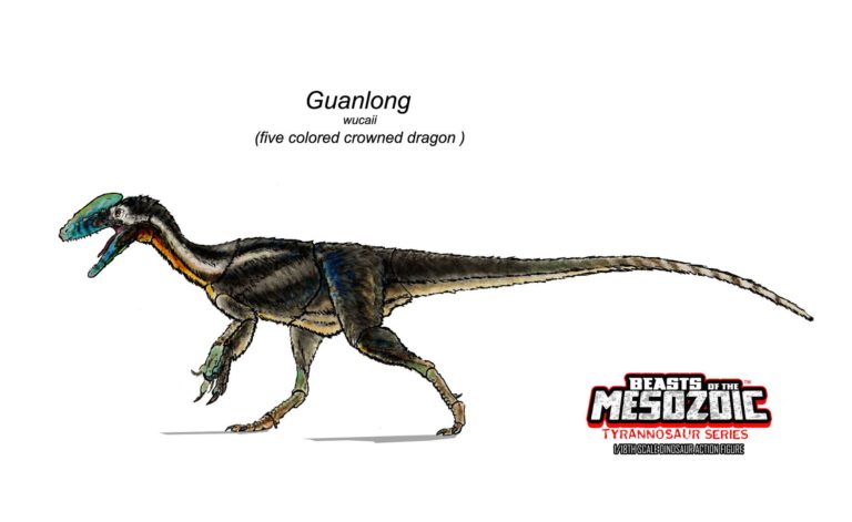 Here is the Beasts of the Mesozoic color design for the much-requested Guanlong wucaii!