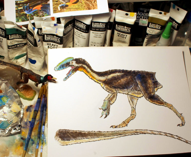 tyrannosaur Working on the next Beasts of the Mesozoic Tyrannosaur Series color design now
