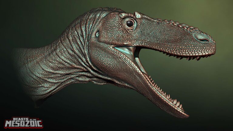 Today I have another sculpt reveal for the upcoming Beasts of the Mesozoic: Tyrannosaur Series. Here’s Alectrosaurus, sculpted by Jake Baardse!