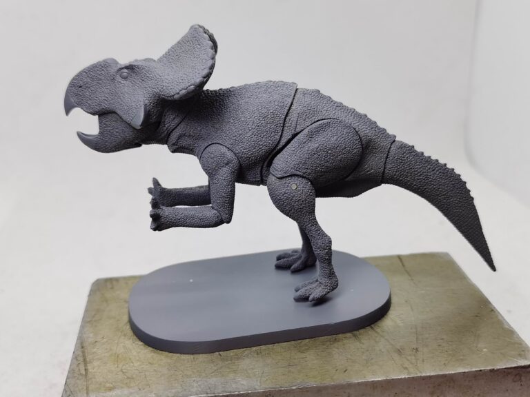 Protoceratops andrewsi 4″ action figure fine cut is done!