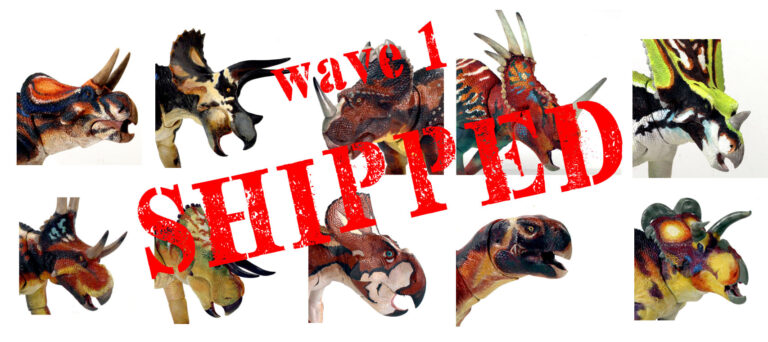 Ceratopsian Series wave 1 has fully shipped!