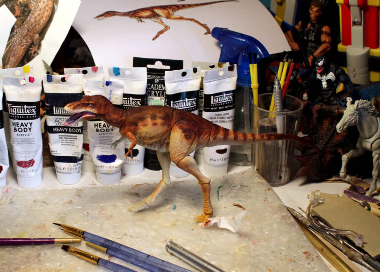 WIP: Paint juvenile Tyrannosaurus rex!