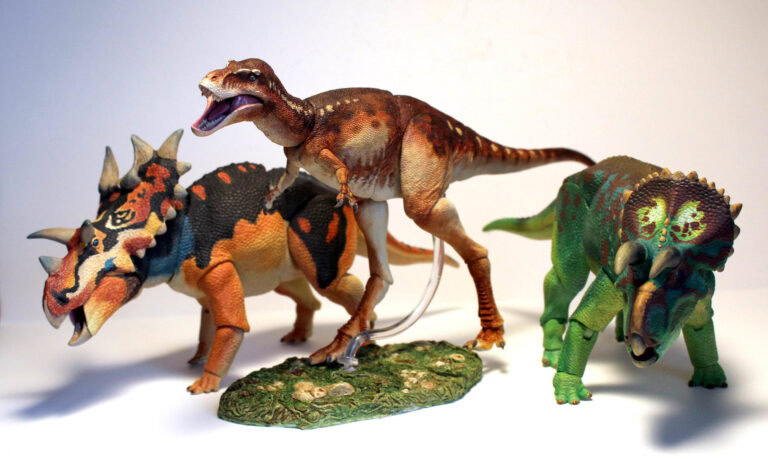 Photo of the finished juvenile T-Rex prototype