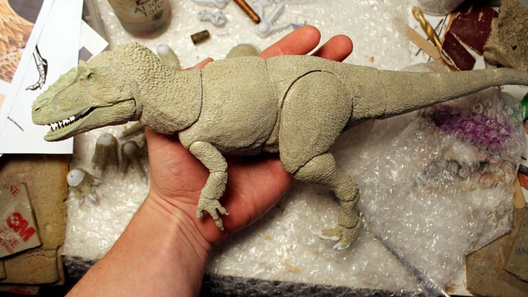 Yutyrannus sculpt is ALMOST done, here is a sneak peak!