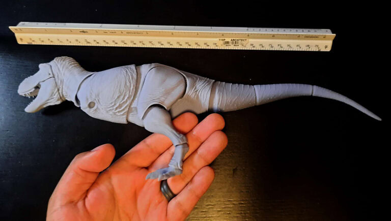 3D printed T-rex sculpt!