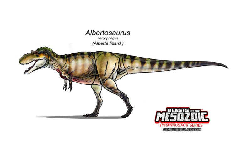 Final color design of the Albertosaurus sarcophagus!