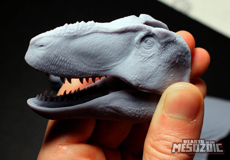 1/18 Tarbosaurus action figure prototype is now printed!