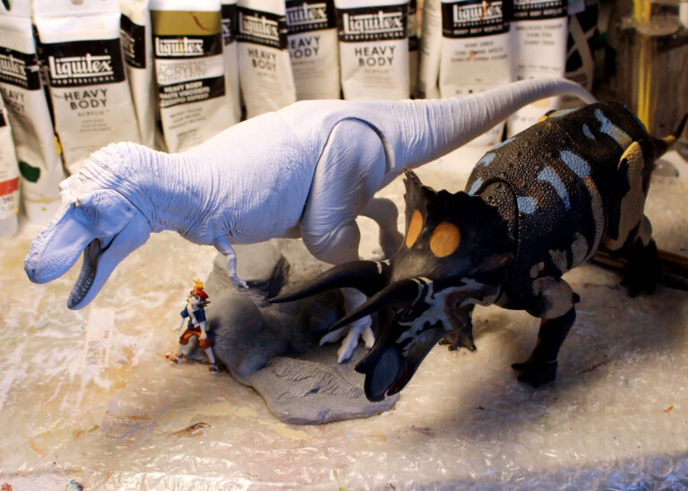 T-rex resin prototype
