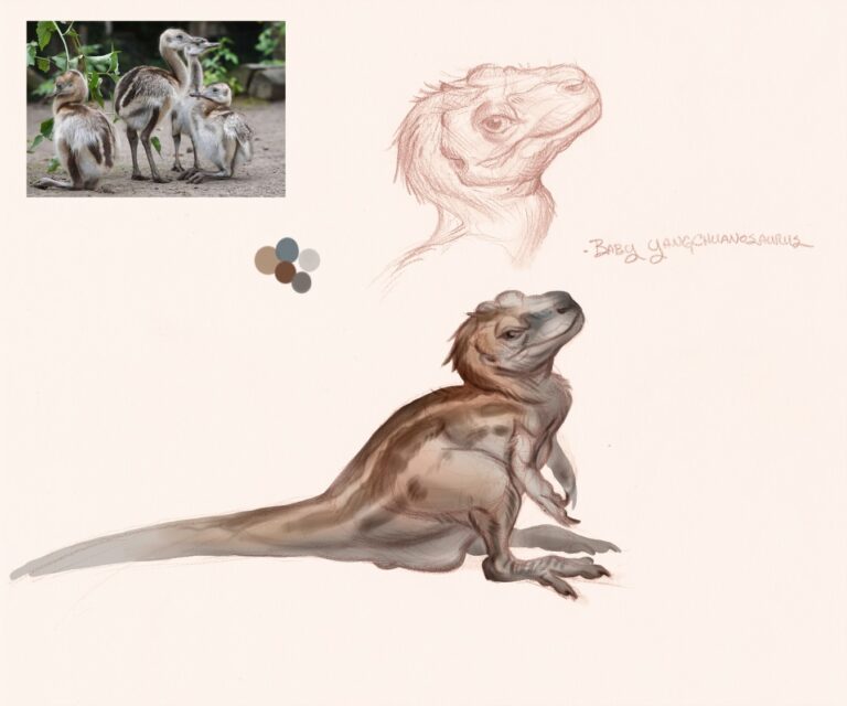 Package art reveal of the Guanlong!