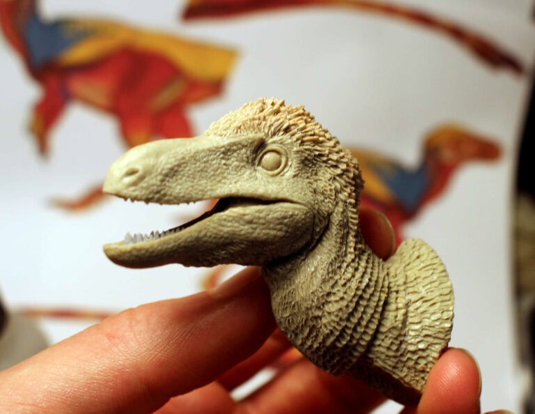 1/6 scale Dilong sculpt sneak peek!