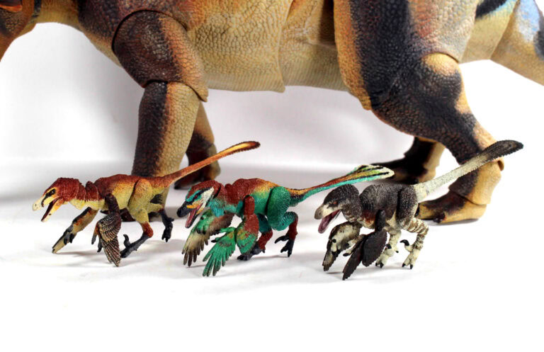 UPDATE: regarding the resized 1/18th scale Ceratopsians and Raptors