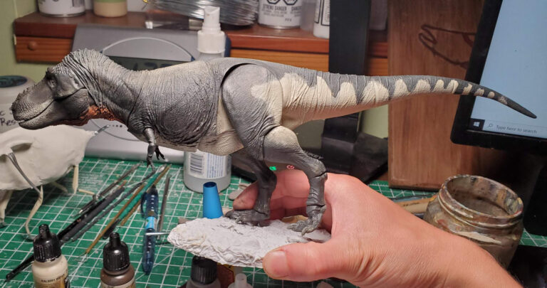 1/35 scale T-rex (WWD version) prototype WIP