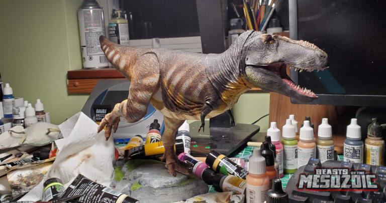 1/18 Tarbosaurus and 1/35 WWD Tyrannosaurus rex update!