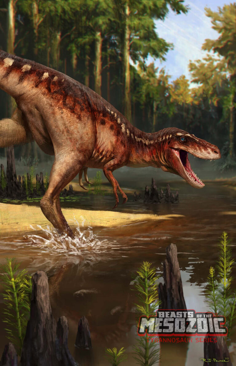 juvenile juvenile Tyrannosaurus rex package art!