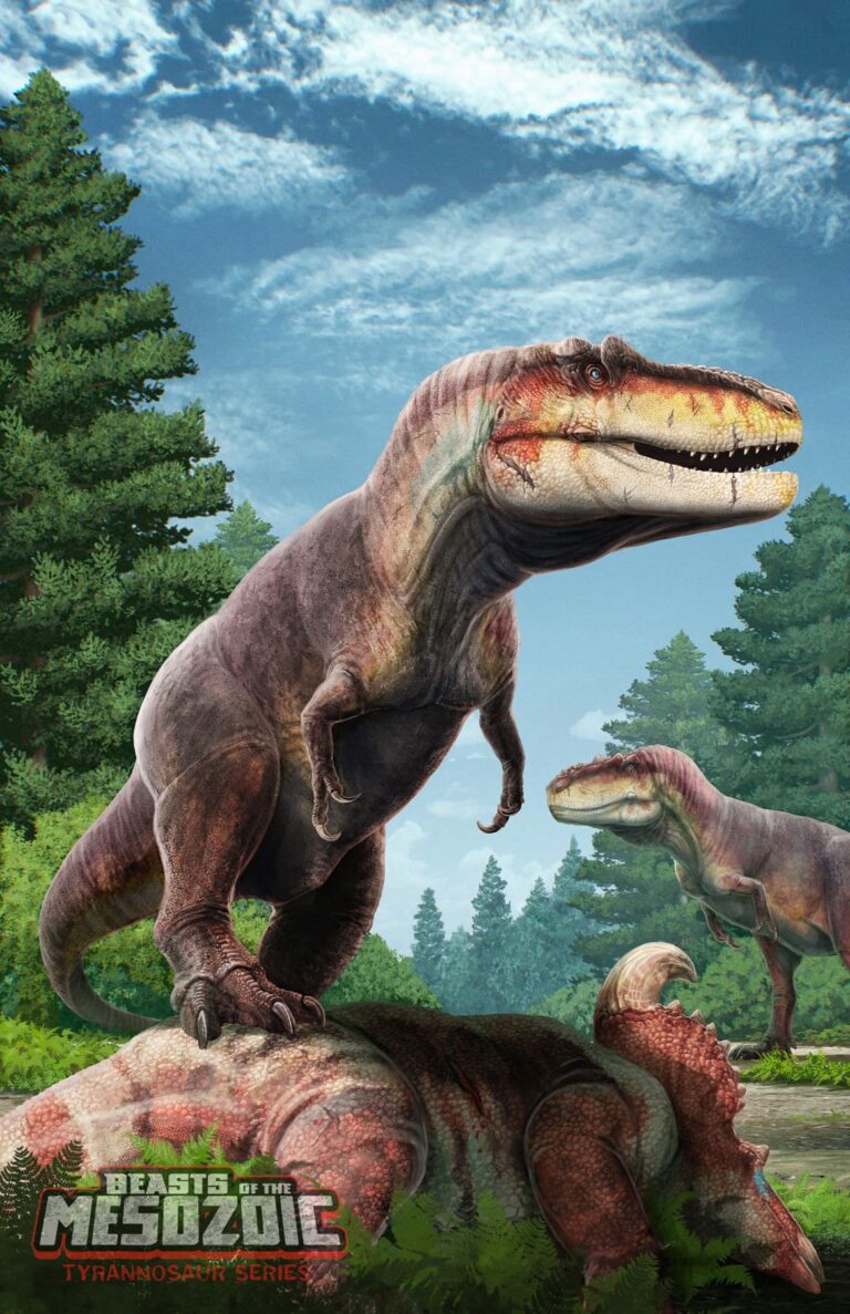 New package art reveal Daspletosaurus by Gabriel Ugueto!