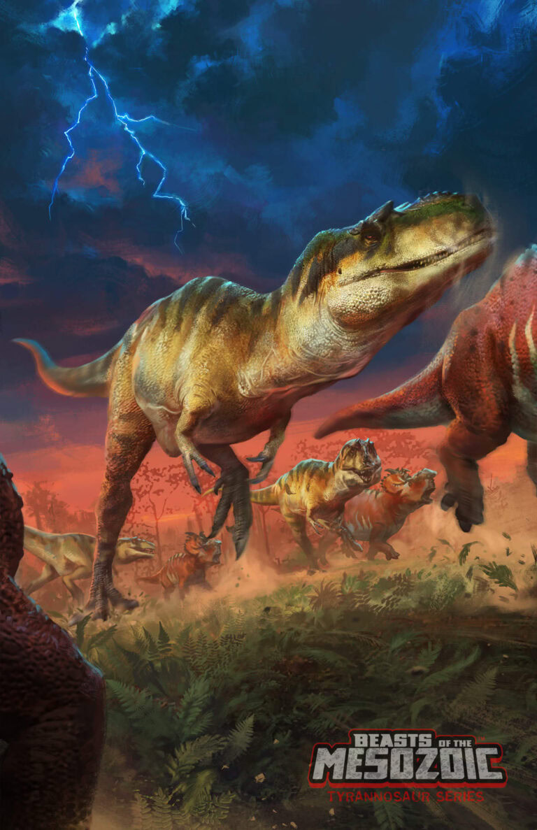 Albertosaurus package art!