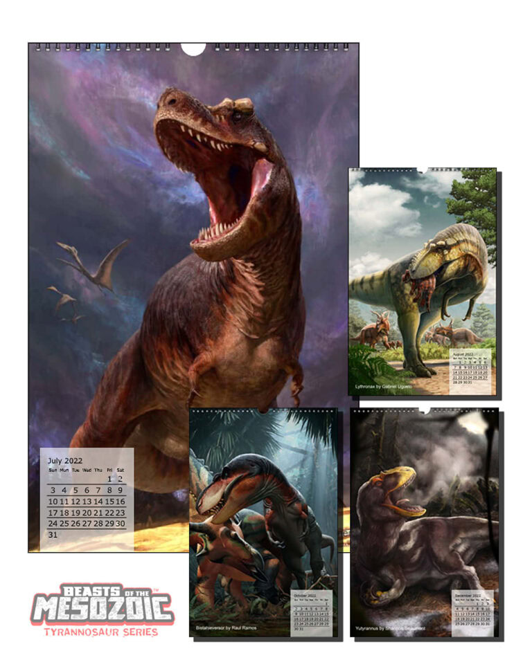 2022 Tyrannosaur Series Calendar added