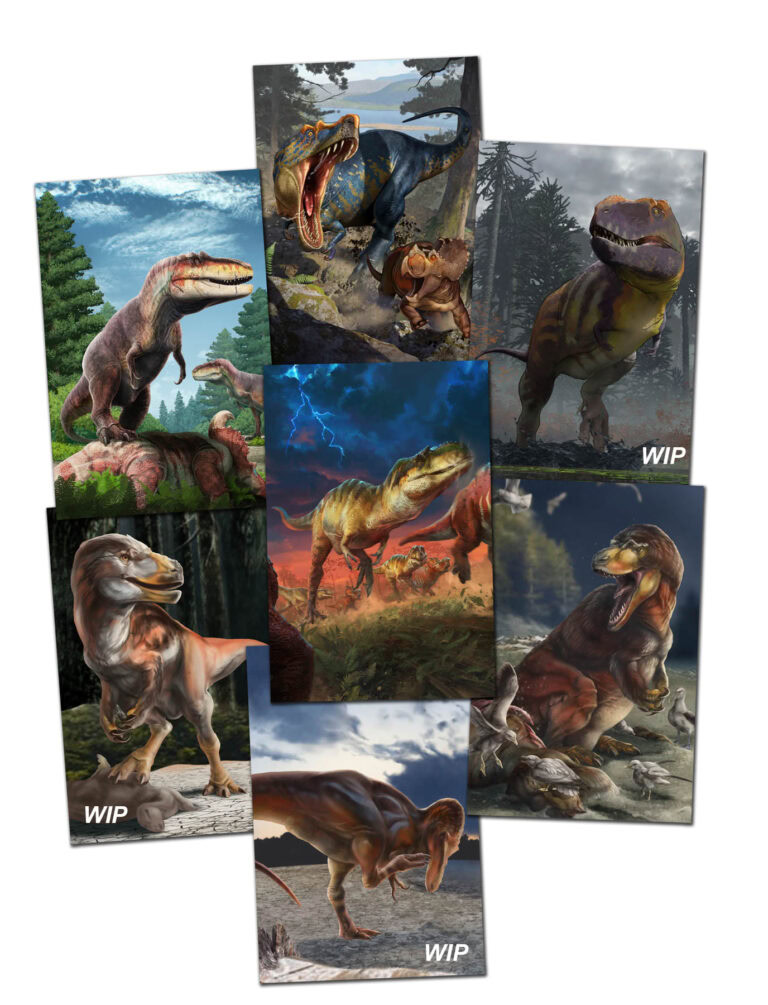 ‘Postcard Set #3 added, plus new Daspletosaurus gallery