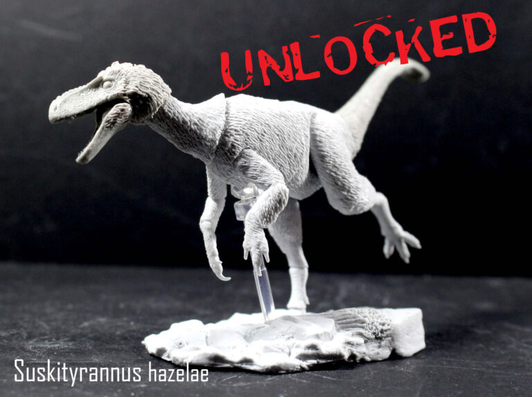 Suskityrannus hazelae is now UNLOCKED!