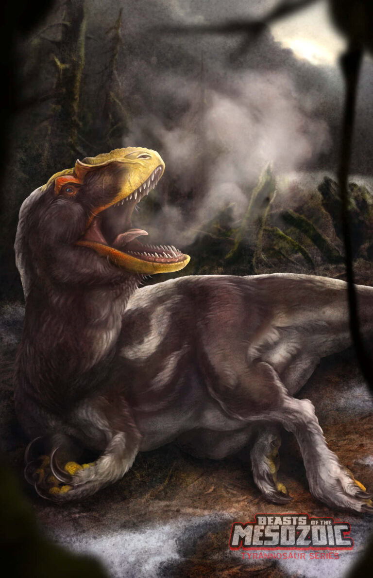 The 1/18th Yutyrannus action figure is now fully funded!