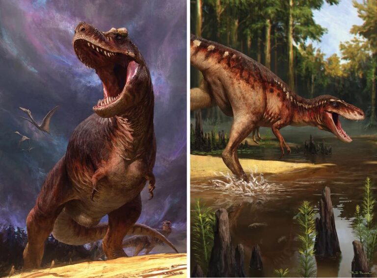 RJ Palmer is selling prints of the Trex and juvenile on his site