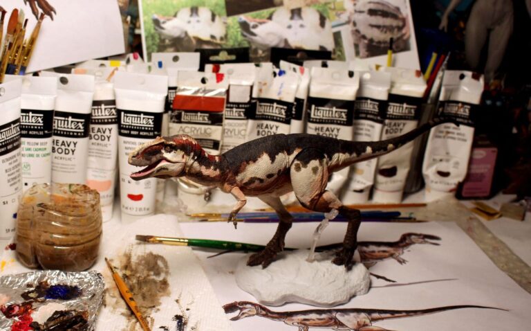 Teratophoneus is on the paint desk now!