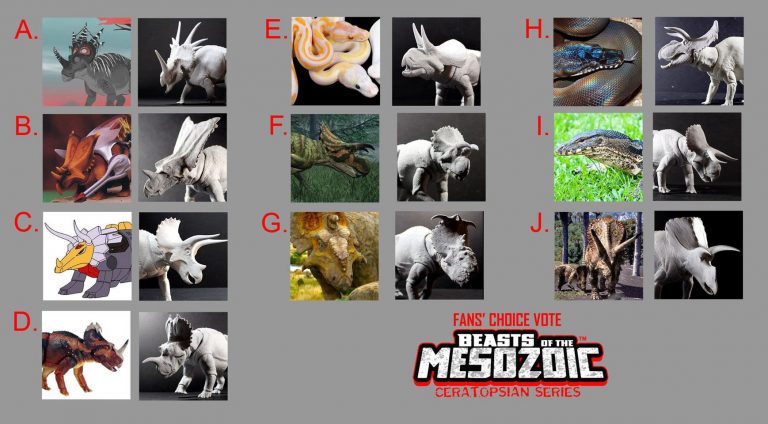 Fans’ Choice Ceratopsians vote now!