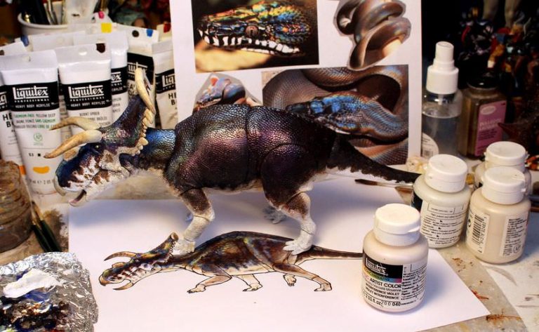 Beasts of the Mesozoic Fans’ Choice Medusaceratops in progress