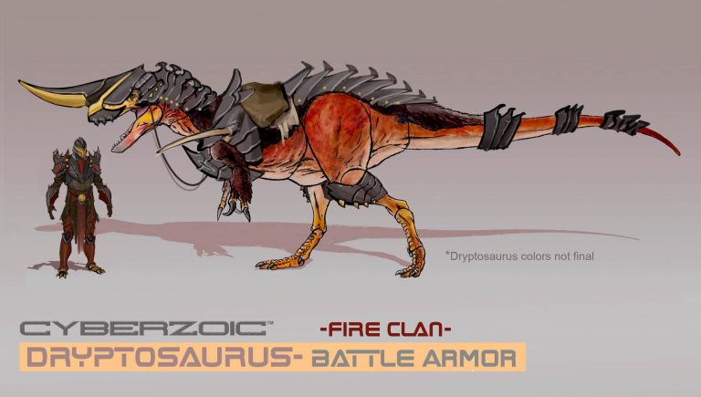 Fire Clan Dinosaur Teaser – Cyberzoic