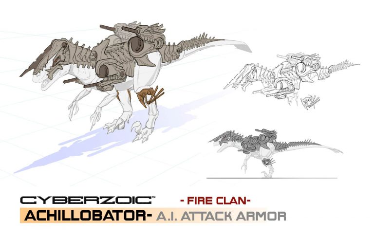 Cyberzoic Friday featuring the Fire Clan Achillobator!