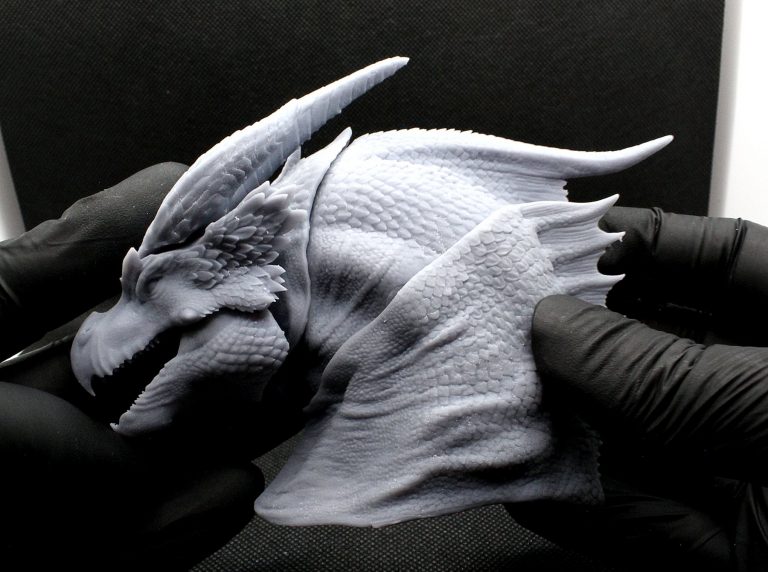Arctic Dragon action figure progress!
