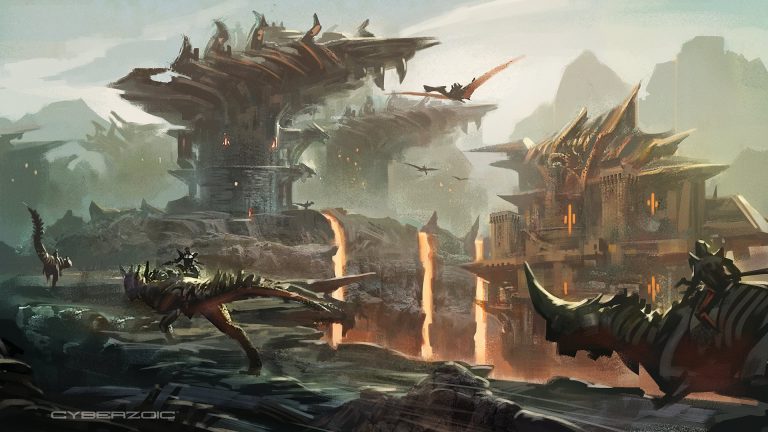 Cyberzoic Friday: Fire Clan concept by Raph Lomotan