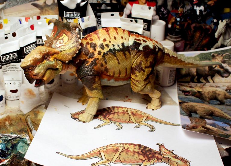 Fans’ Choice Pachyrhinosaurus prototype WIP