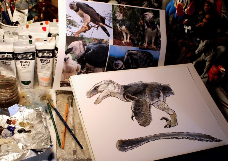 utahceratops 1/18th Utahraptor (Cyberzoic version) color design in the works