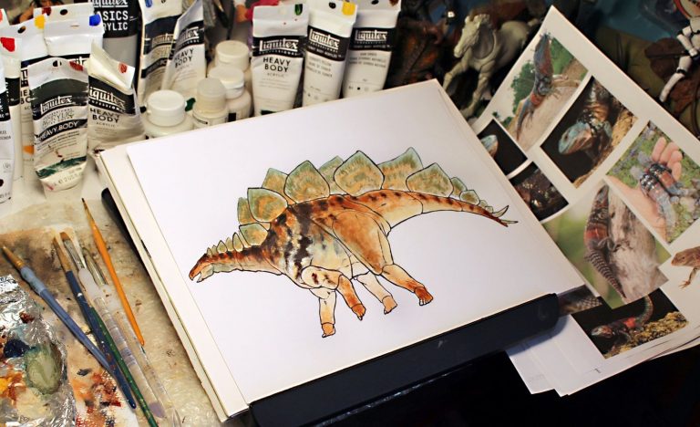 Currently on the paint desk… one of many new designs to come.