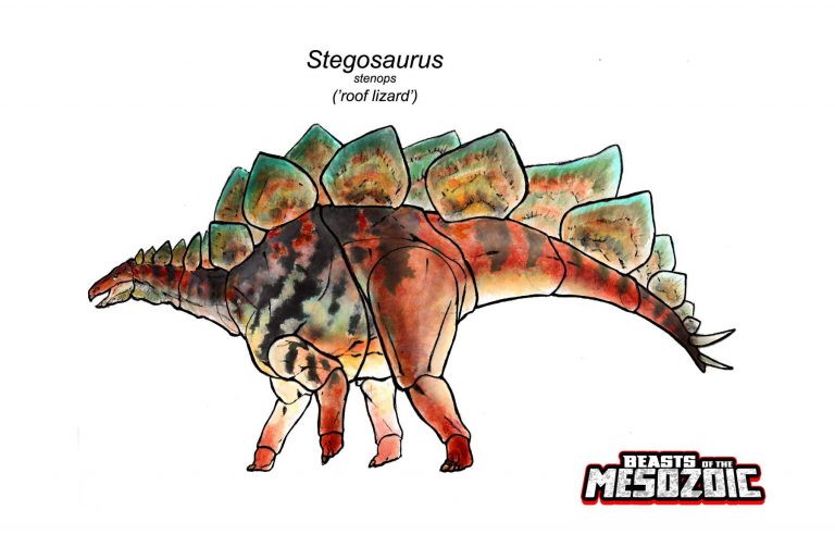 Cyberzoic Stegosaurus stenops color designs