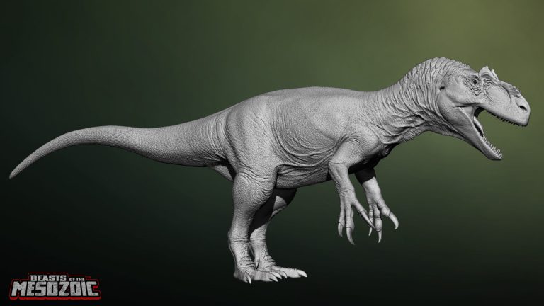 Sculpt Reveal: Allosaurus fragilis!