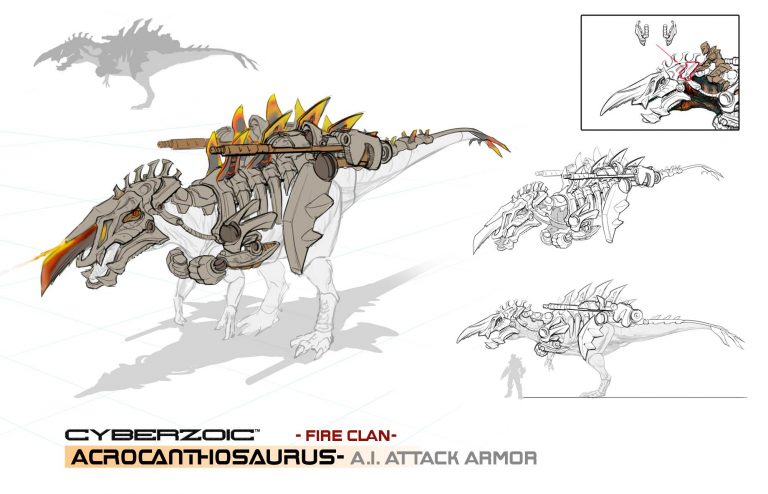 Cyberzoic Friday: Fire Clan Armor Design