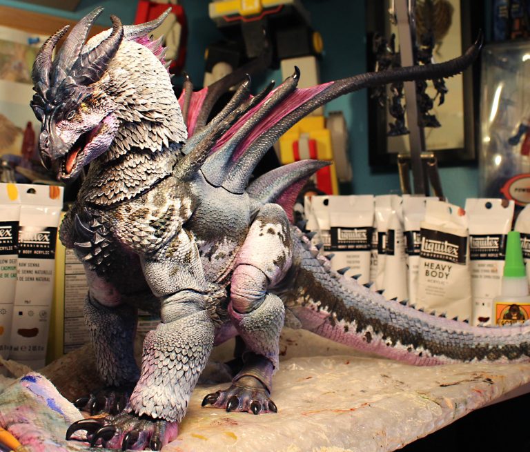 Paintwork for the Cyberzoic Arctic Dragon prototype is now completed. New gallery coming soon!