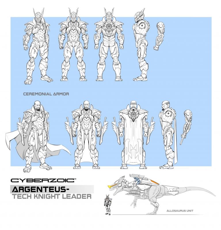 Cyberzoic Friday: Leader of the Tech Knights, Argenteus!