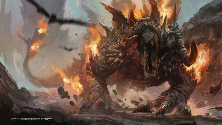 Cyberzoic: Antarctic Dragon and action figure design