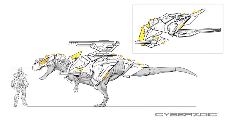 Cyberzoic Friday: Tech Clan Ceratosaurus!