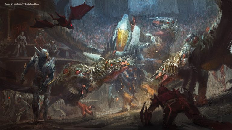 Cyberzoic: Razorhound Achillobator activated