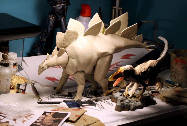 Tuesday Teaser: in-progress sculpt of the Stegosaurus stenops