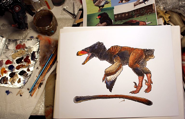 New color design of the Adasaurus mongoliensis!